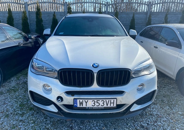 BMW X6 cena 99306 przebieg: 253314, rok produkcji 2016 z Recz małe 92